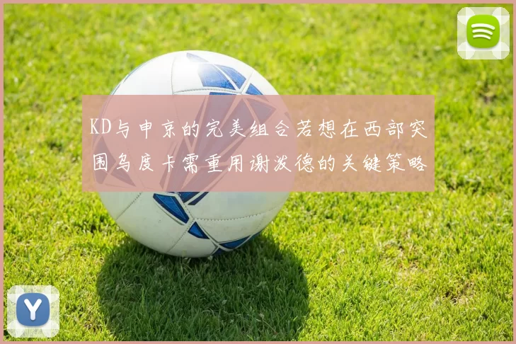 KD与申京的完美组合若想在西部突围乌度卡需重用谢泼德的关键策略
